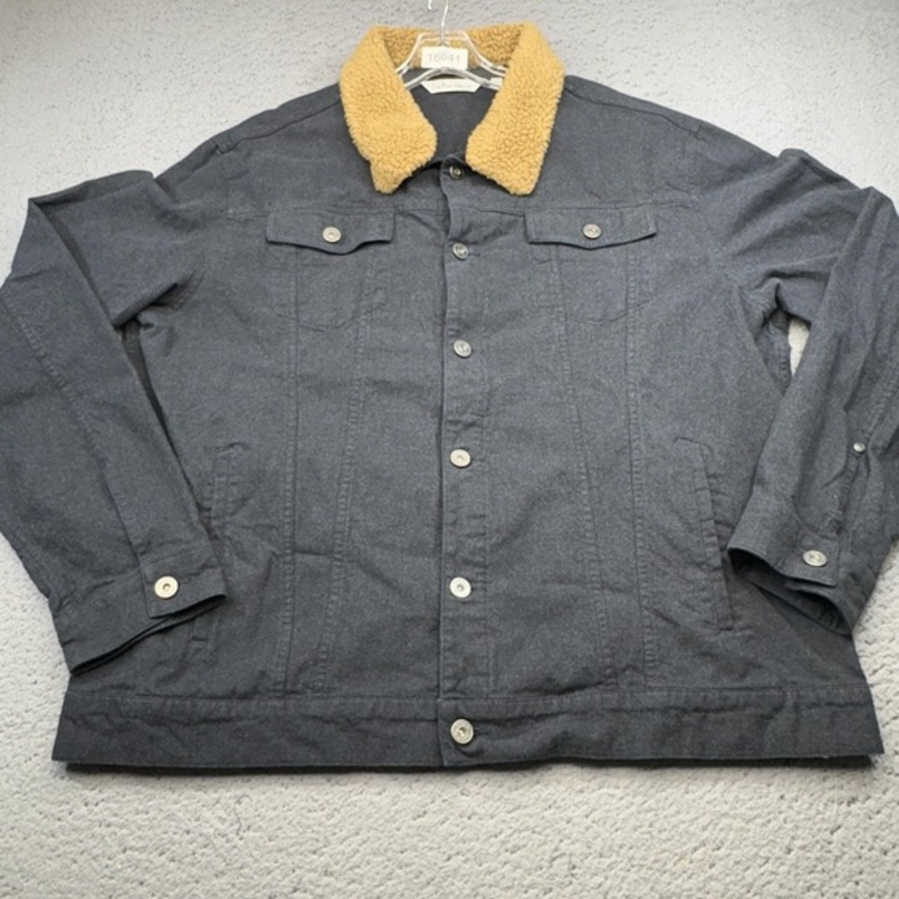 Peter‎ Millar Jacket Mens 2XL Trucker Aviator Pilot Sherpa Mountainside Flannel